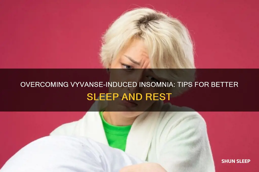 how to get to sleep on vyvanse