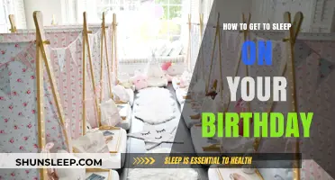Celebrate and Rest: Tips for Falling Asleep on Your Birthday Night