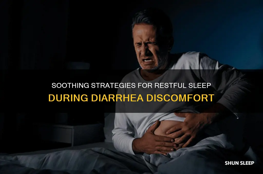 how to get to sleep when you have diarrhea
