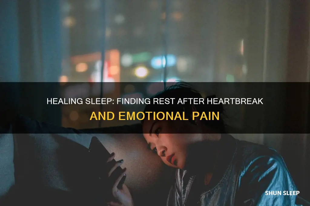 how to get to sleep with a broken heart