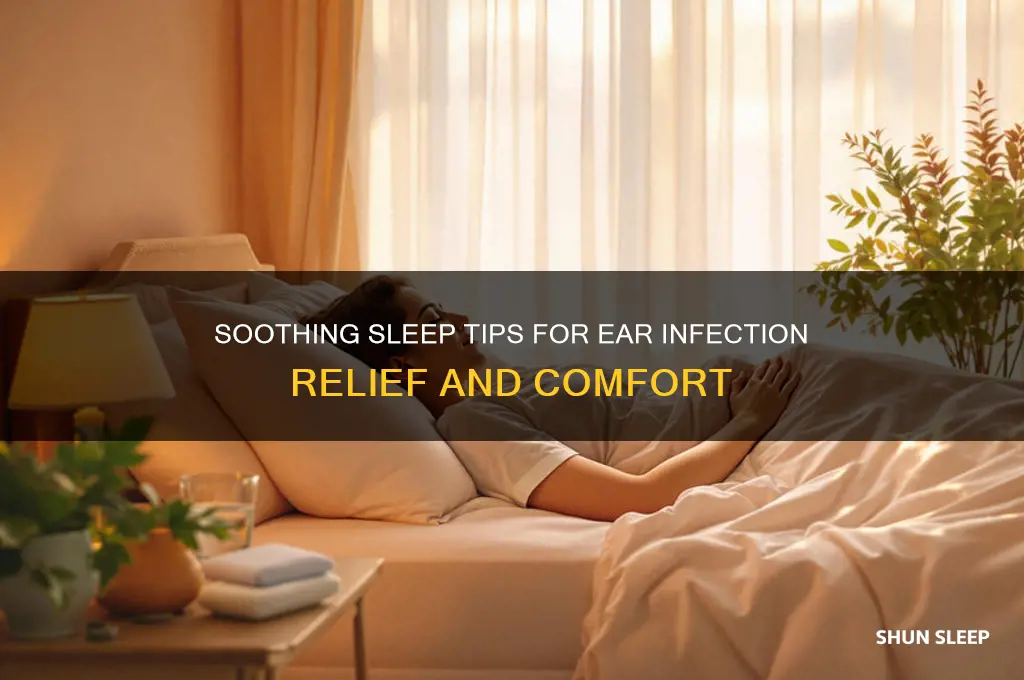 how to get to sleep with an ear infection