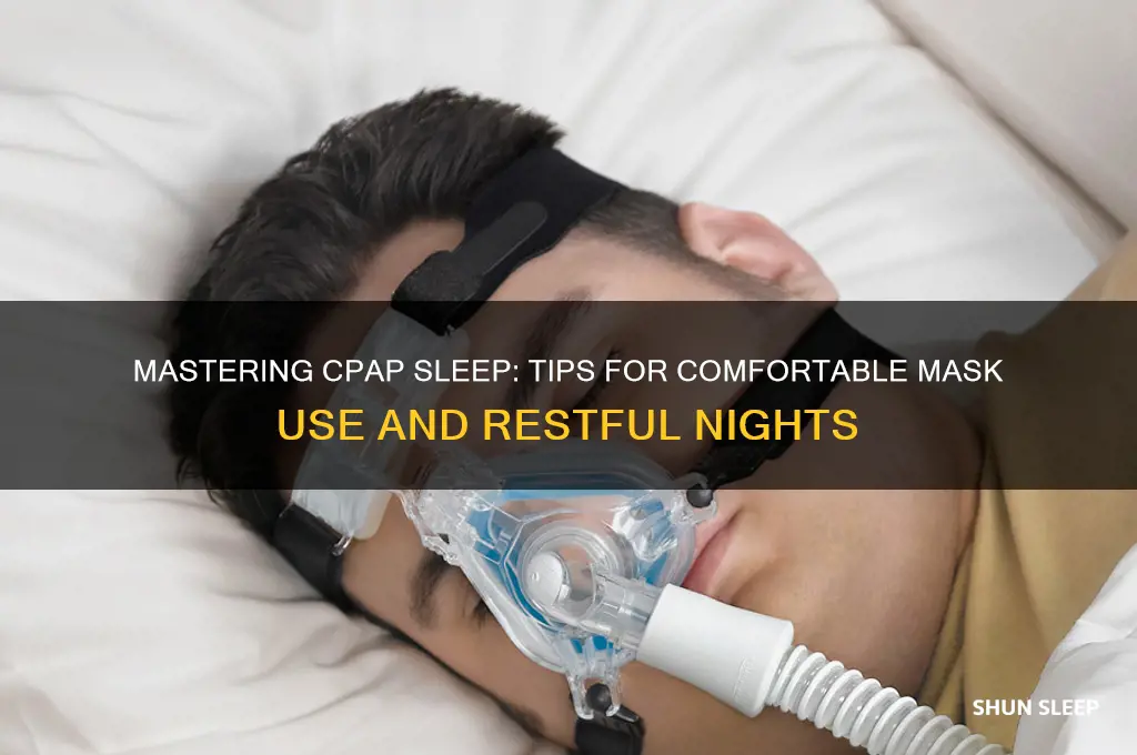 how to get to sleep with cpap mask