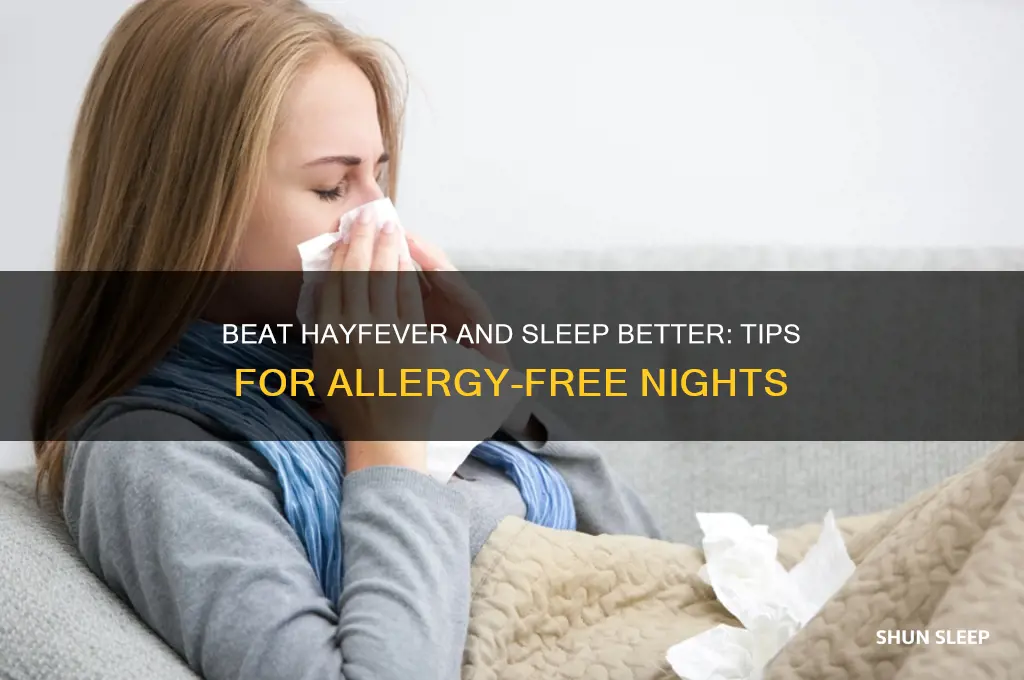 how to get to sleep with hayfever