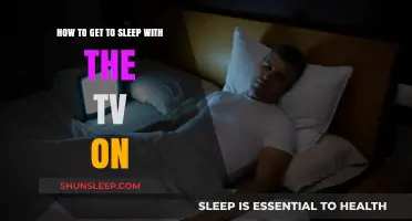 TV On, Mind Off: Tips for Falling Asleep with Background Noise