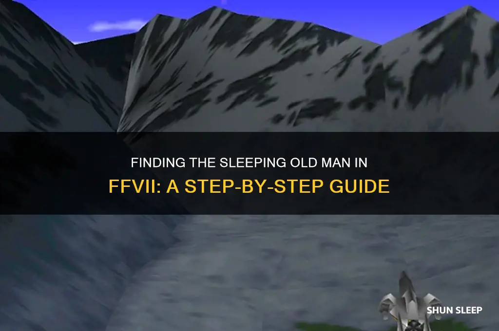 how to get to sleeping old man ffvii