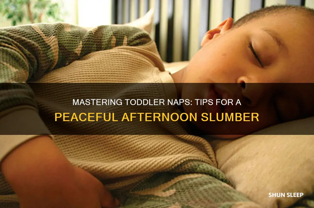 how to get toddler to sleep during afternoon nap