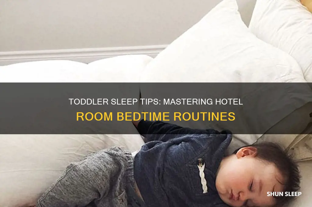 how to get toddler to sleep in hotel room