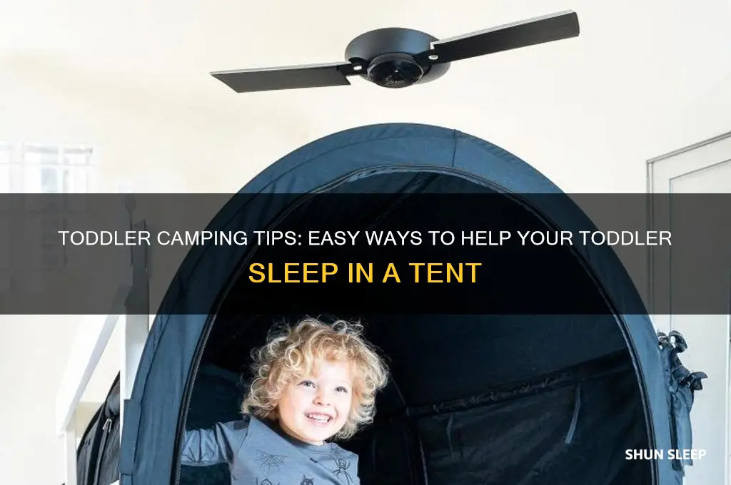 how to get toddler to sleep in tent
