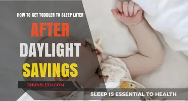 Adjusting Toddler Sleep Schedules Post-Daylight Savings: Tips for Later Bedtimes