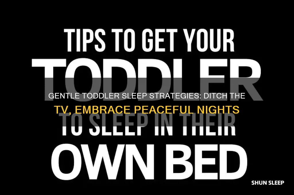 how to get toddler to sleep without tv