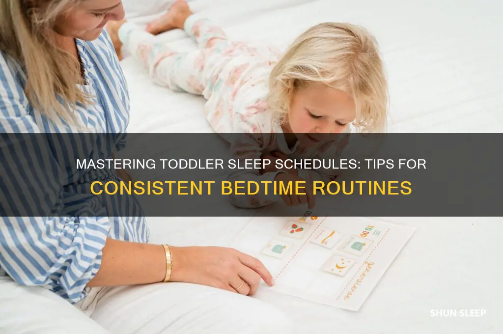 how to get toddlers on a sleep schedule