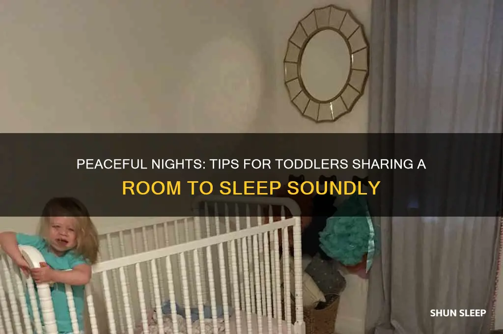 how to get toddlers who share a room to sleep