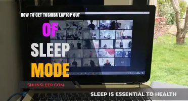 Quick Fix: Waking Up Your Toshiba Laptop from Sleep Mode