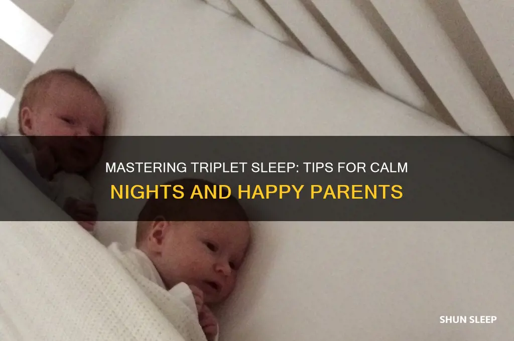 how to get triplets to sleep