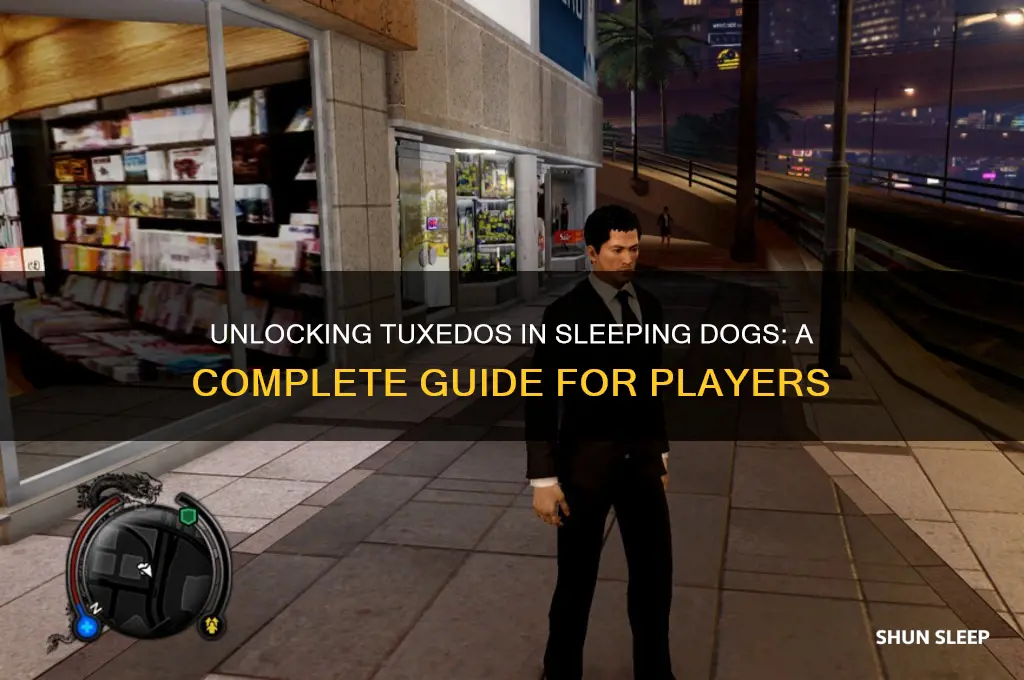 how to get tuxedos in sleeping dogs