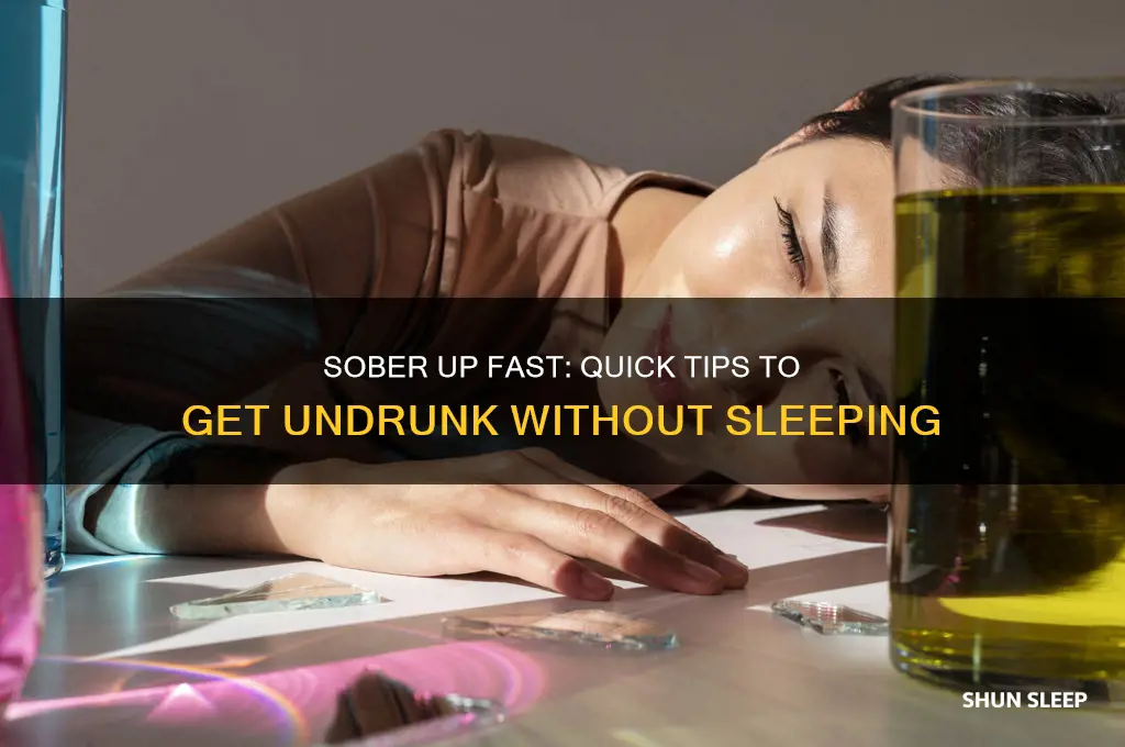 how to get undrunk without sleeping