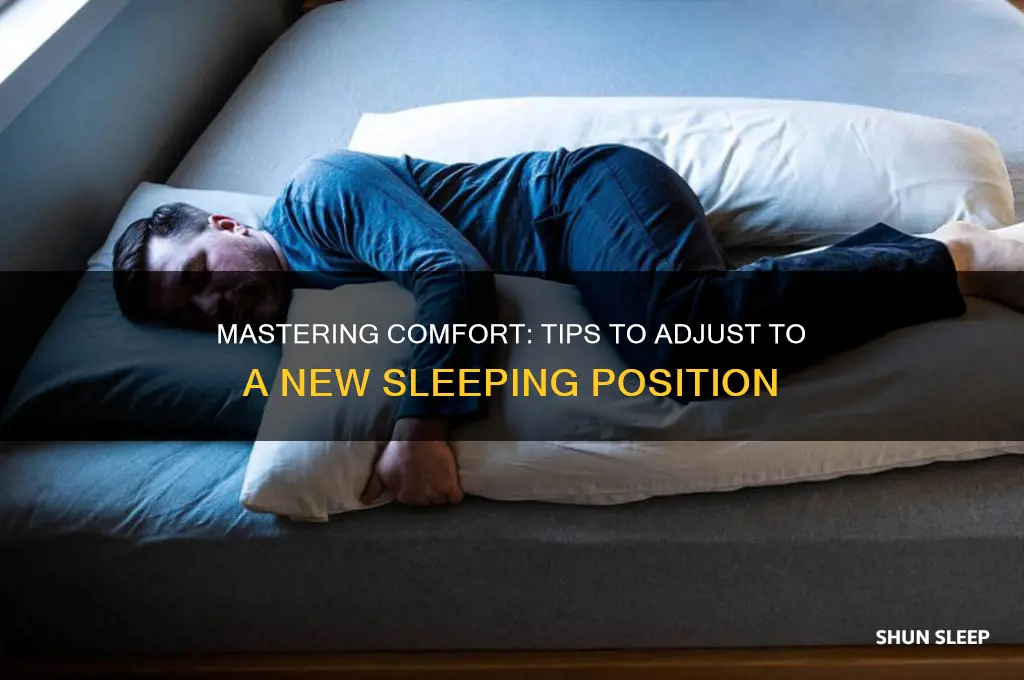 how to get used to a new sleeping position