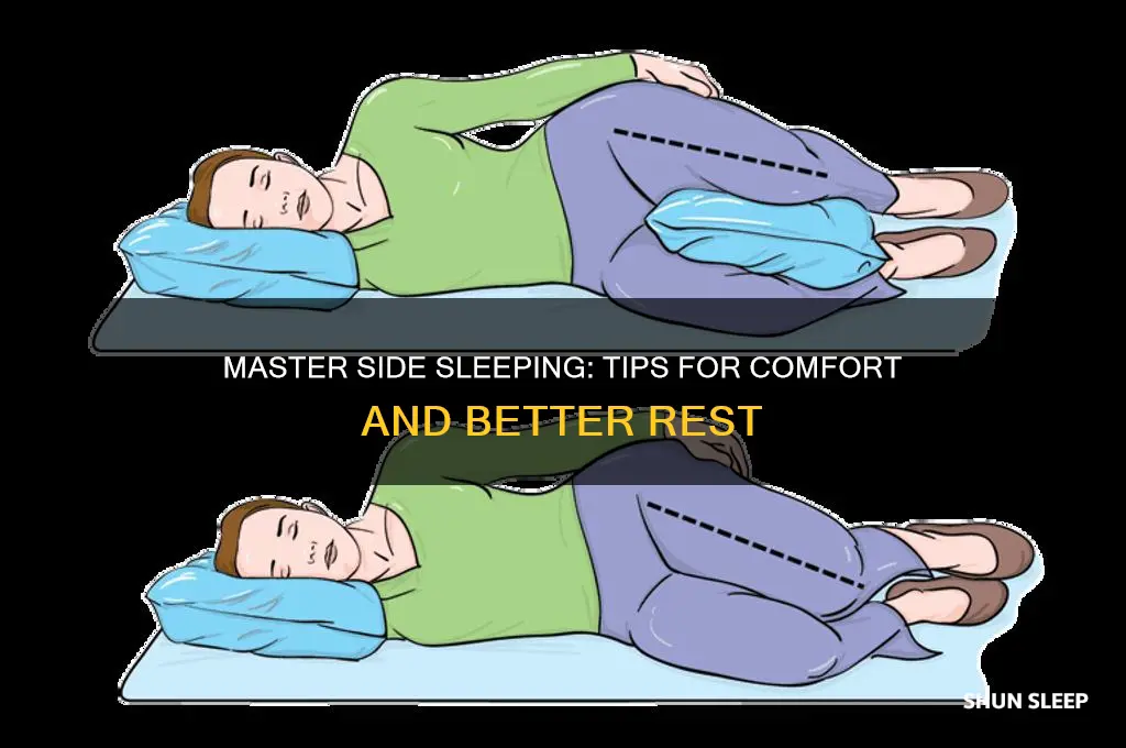 how to get used to sleeping on your side