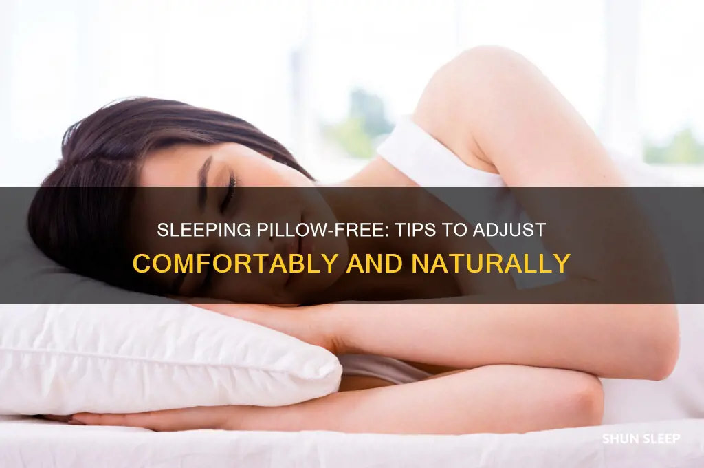 how to get used to sleeping without a pillow