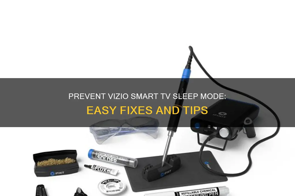 how to get vizio smart tv to stop sleeping