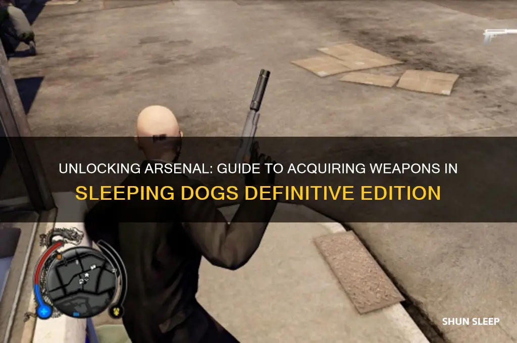 how to get weapons in sleeping dogs definitive edition