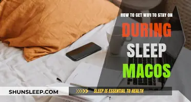Keep macOS Wi-Fi Active During Sleep: A Step-by-Step Guide