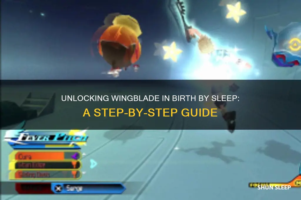 how to get wingblade in birth by sleep