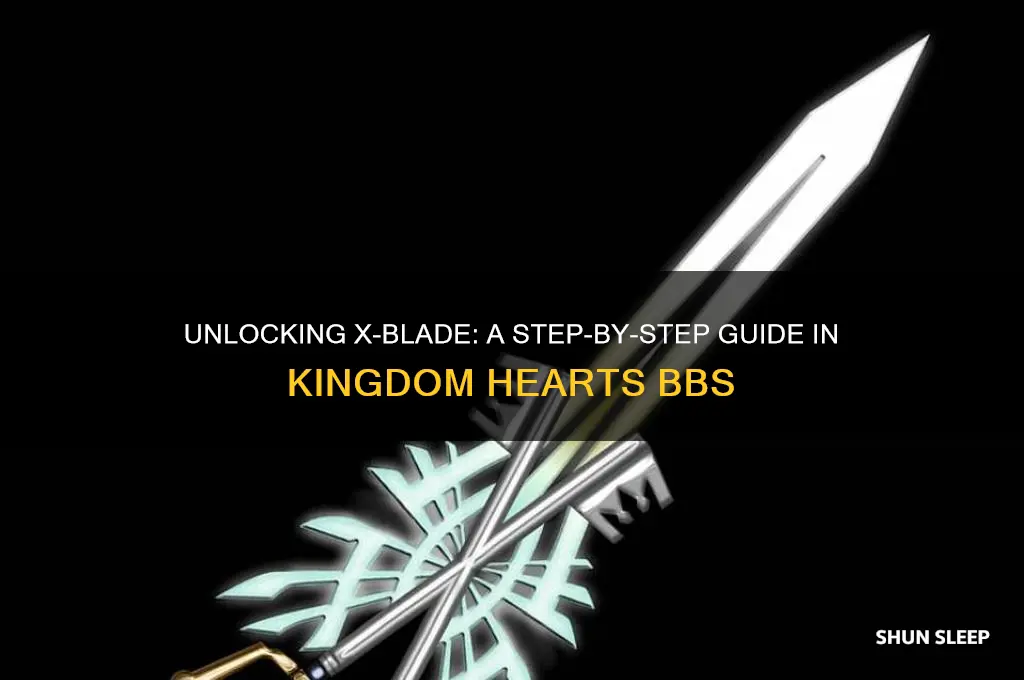 how to get x-blade in kingdom hearts birth by sleep