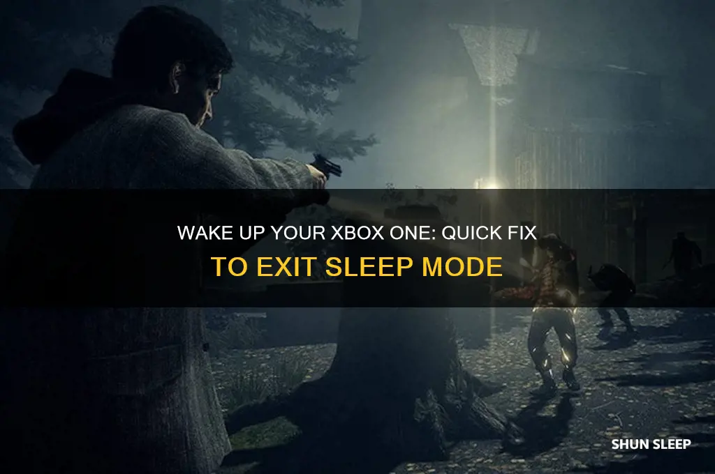 how to get xbox one out of sleep mode
