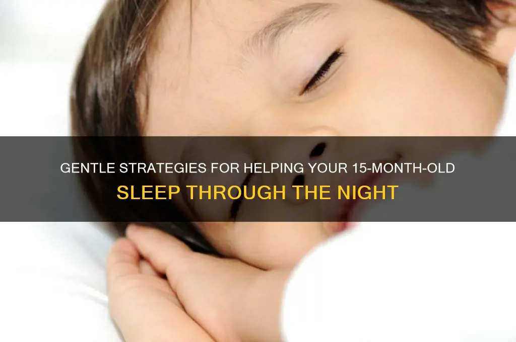 how to get your 15 month old to sleep