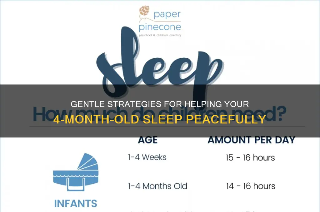 how to get your 4 month ild to sleep