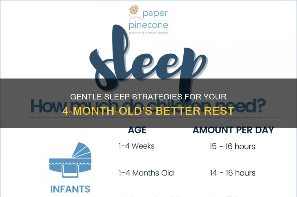 how to get your 4 month old to sleep better
