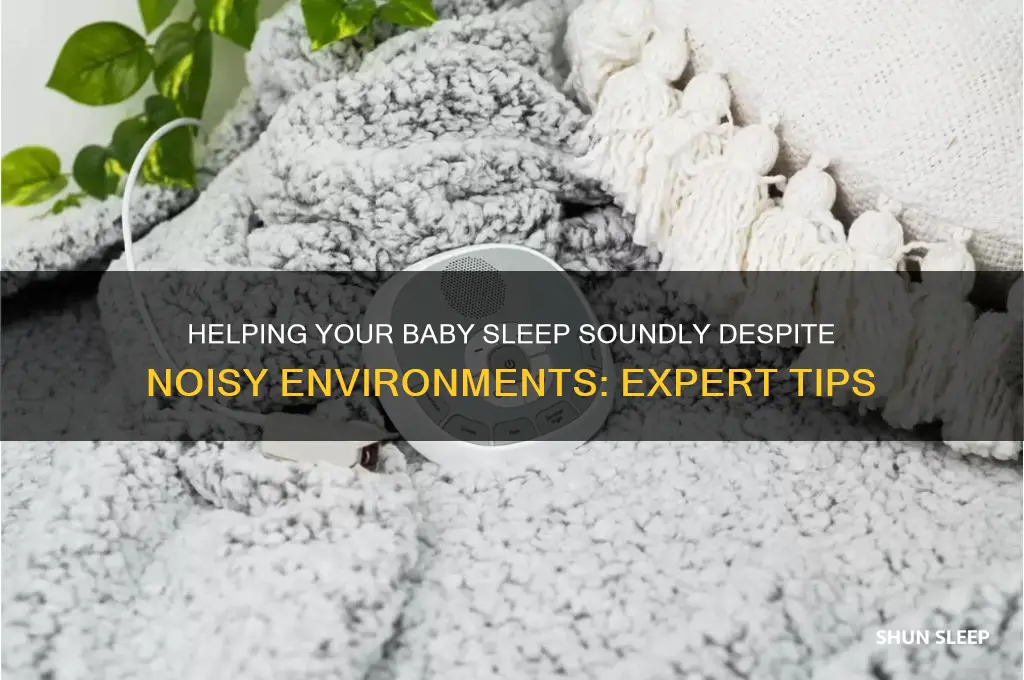 how to get your baby to sleep through loud noises