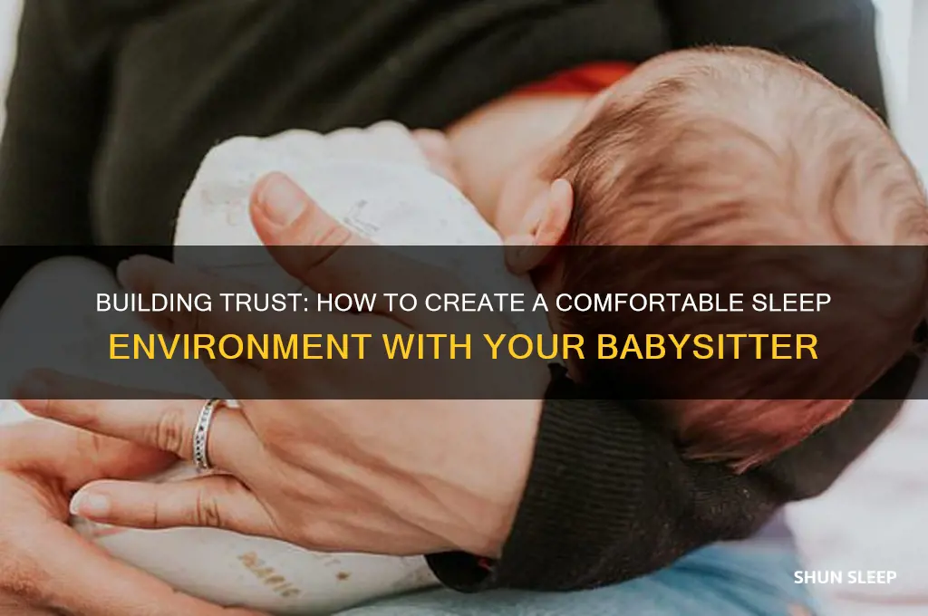 how to get your babysitter to sleep with you