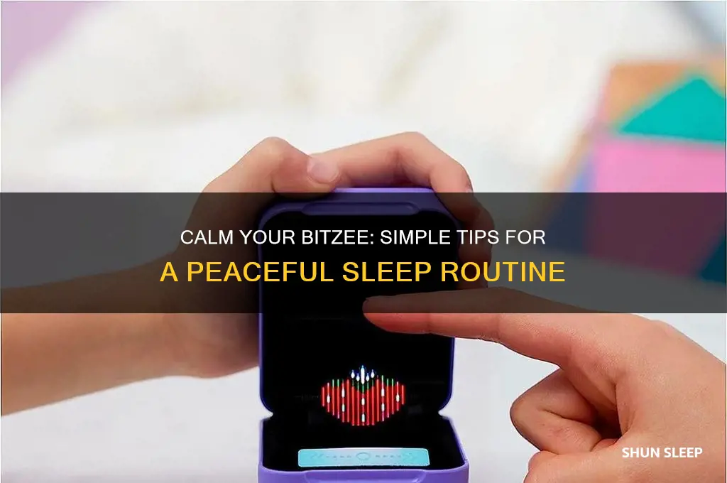 how to get your bitzee to sleep