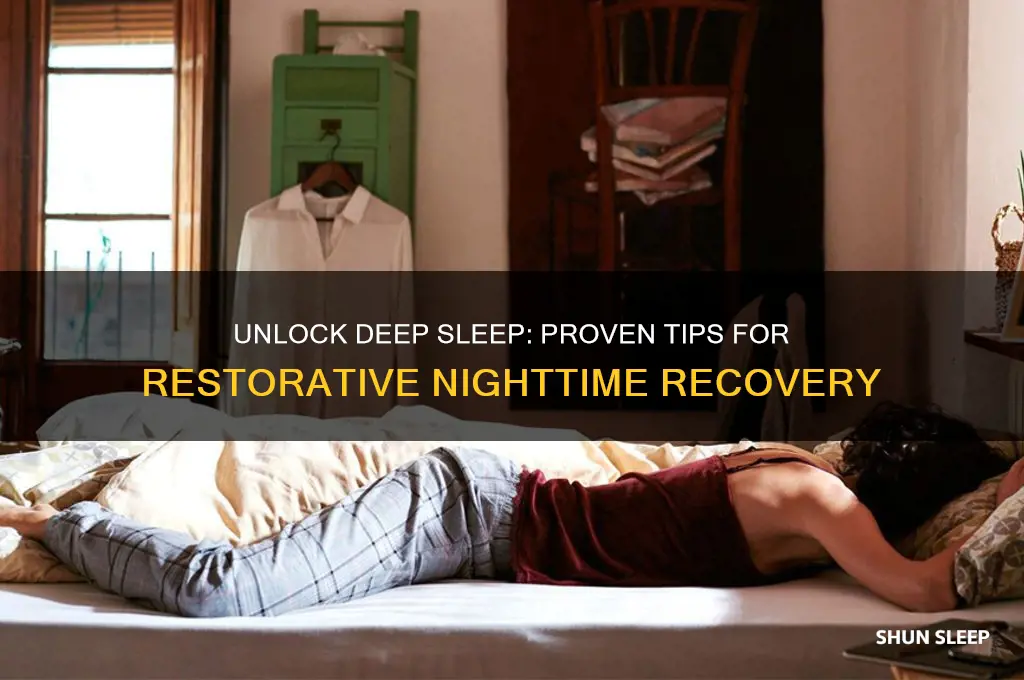 how to get your body into deep sleep