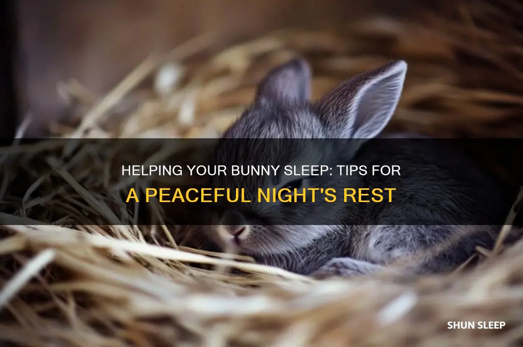 how to get your bunny to sleep