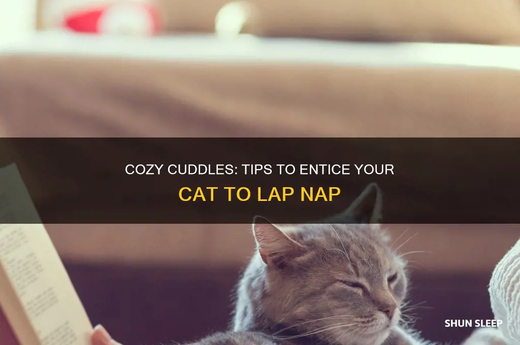 how to get your cat to sleep on your lap
