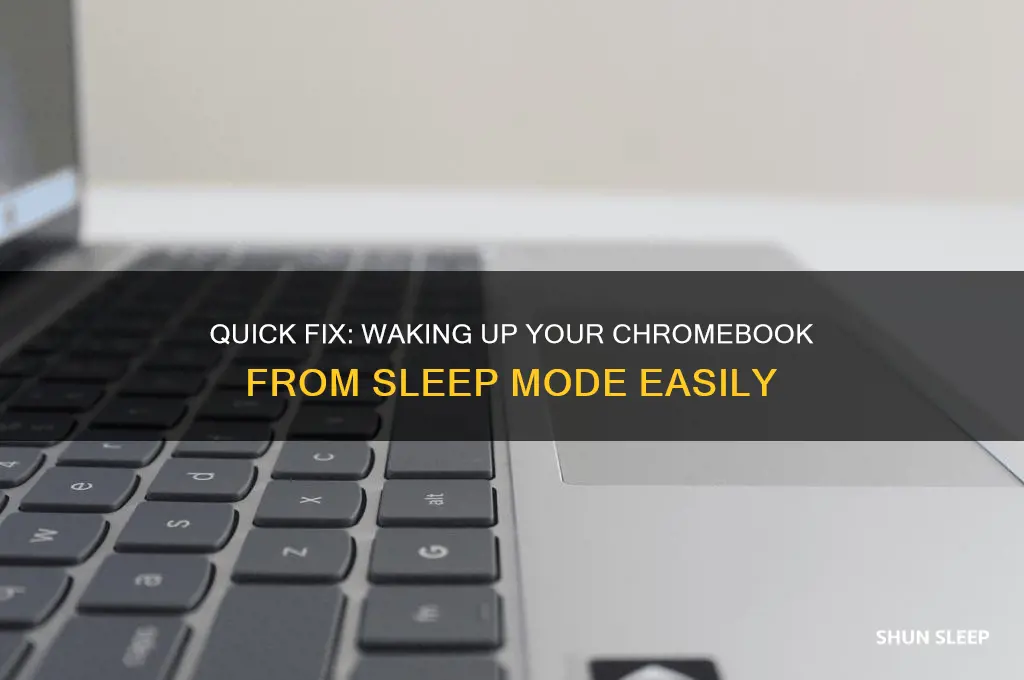 how to get your chromebook out of sleep mode