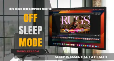 Quick Fix: Waking Up Your Computer Monitor from Sleep Mode