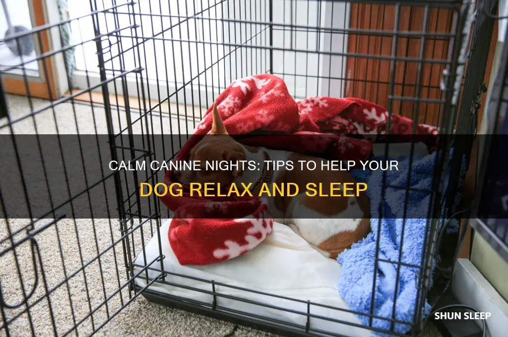 how to get your dog to calm down and sleep