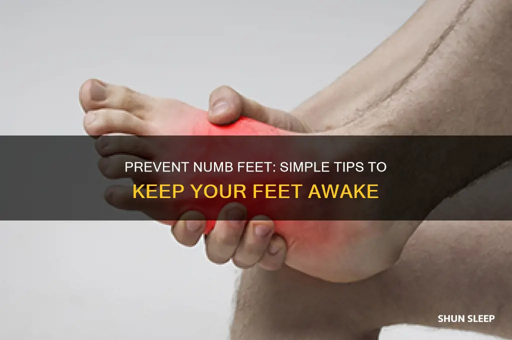 how to get your feet to stop sleeping