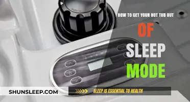 Wake Up Your Hot Tub: Easy Steps to Exit Sleep Mode