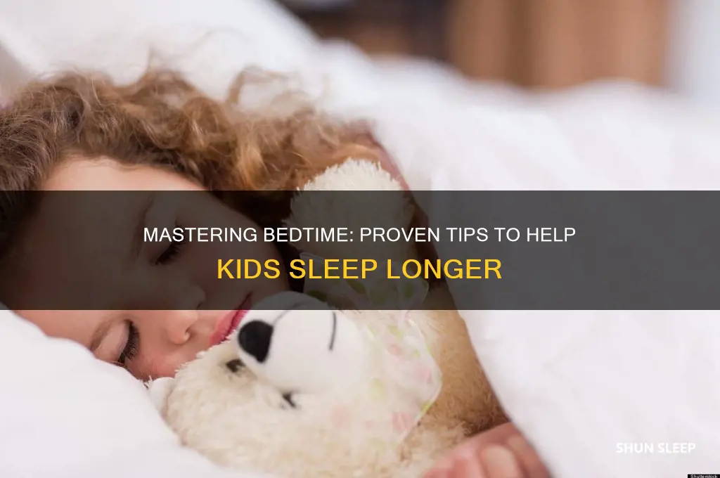 how to get your kids to sleep in