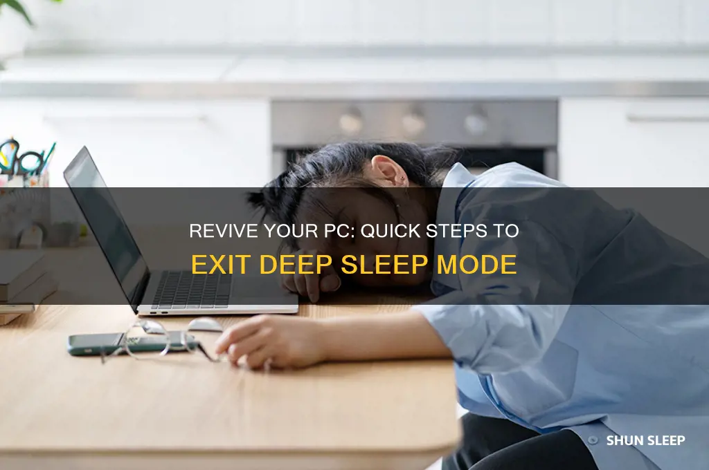 how to get your pc out of deep sleep mode