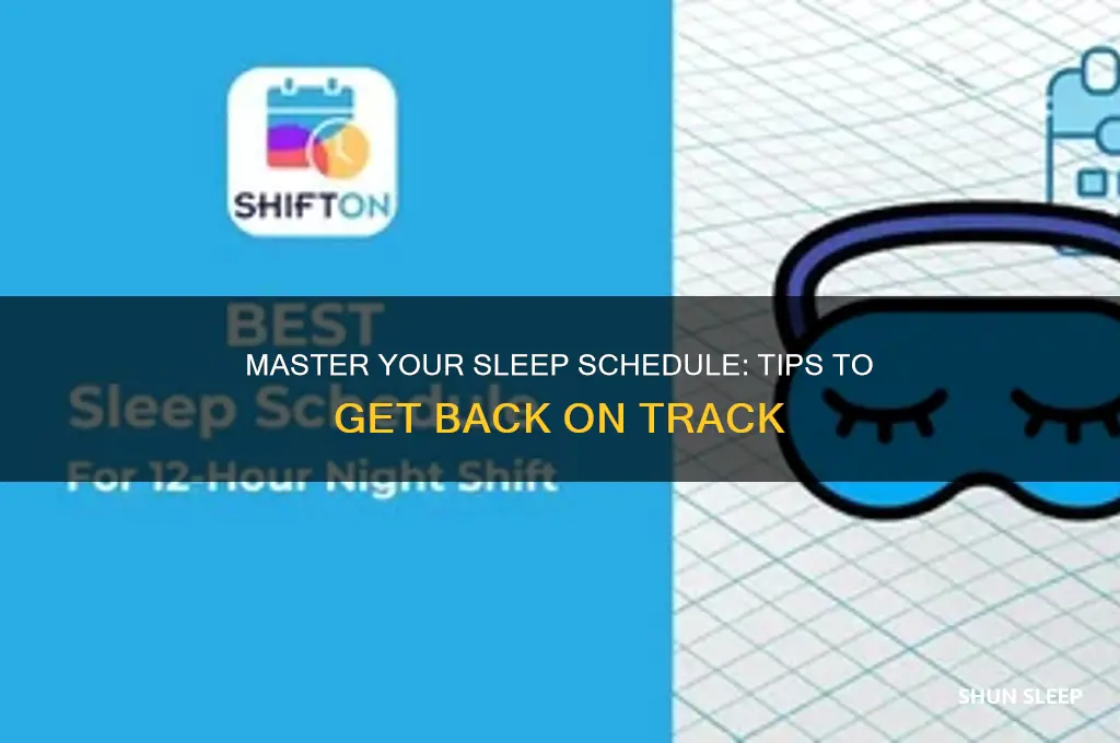 how to get your sleep nack ob schedule