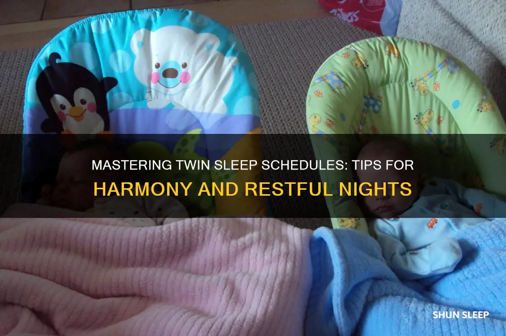 how to get your twins on a sleep schedule