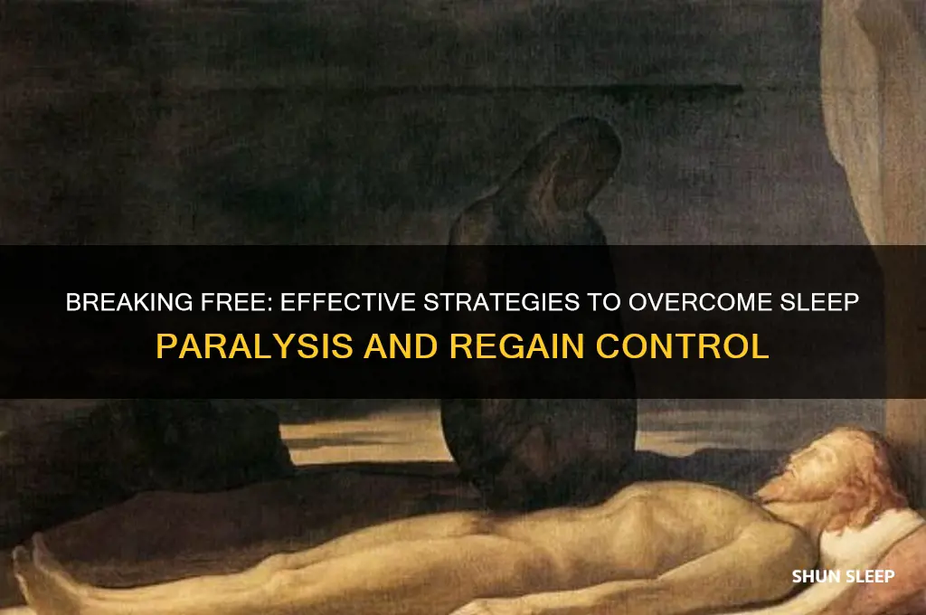 how to get yourself out of sleep paralysis
