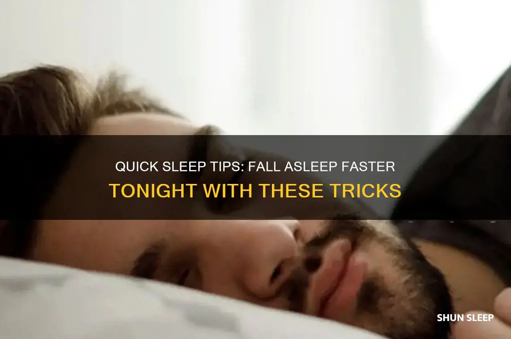 how to get yourself to go to sleep fast