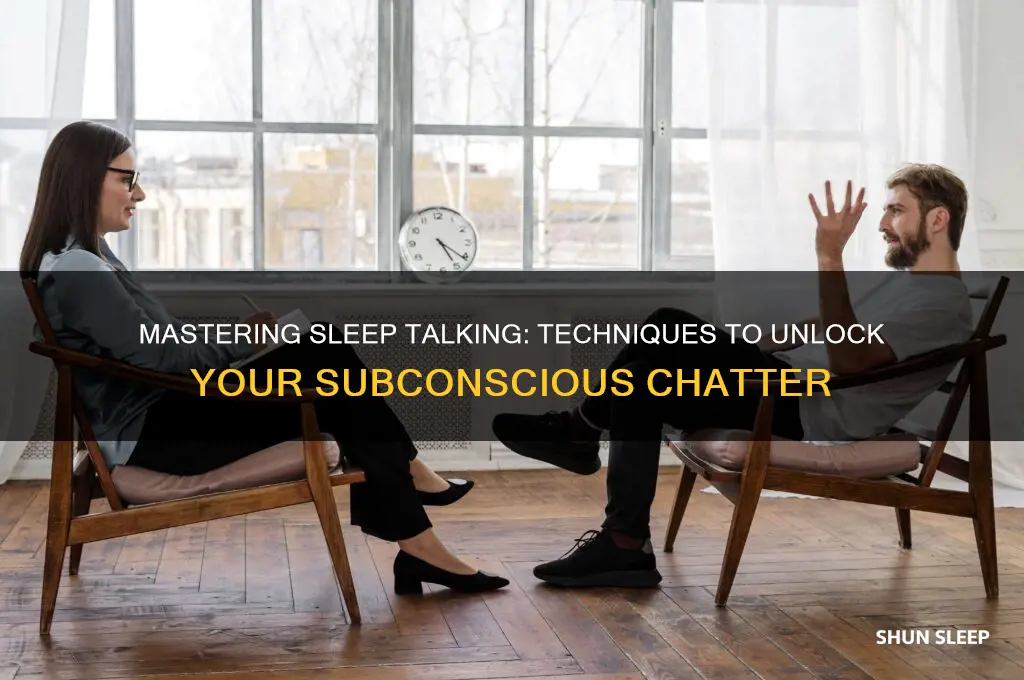 how to get yourself to sleep talk
